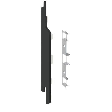 Eindkap+connector  links voor 2814 (5st) - Zwart classic nerf