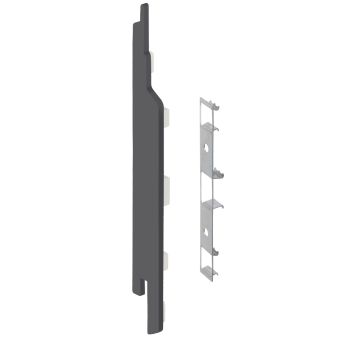 Eindkap+connector  links voor 2814 (5st) - Antraciet classic nerf