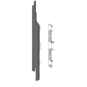 Eindkap+connector  links voor 2814 (5st) - Basaltgrijs classic nerf