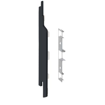 Eindkap+connector  links voor 2814 (5st) - Zwartgrijs classic nerf