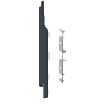 Eindkap+connector  links voor 2814 (5st) - Monumentenblauw classic nerf