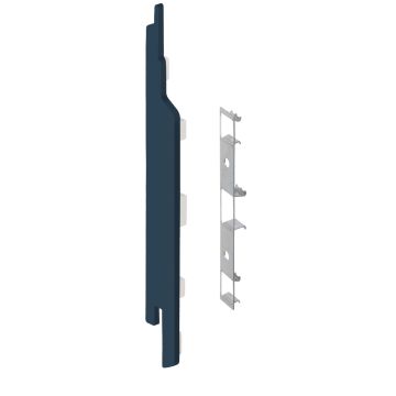 Eindkap+connector  links voor 2814 (5st) - Staalblauw classic nerf