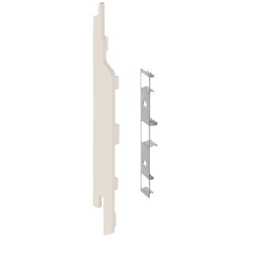 Eindkap+connector  links voor 2814 (5st) - Creme classic nerf