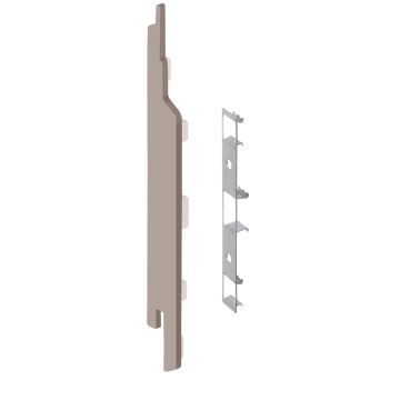 Eindkap+connector  links voor 2814 (5st) - Vergrijd ceder classic nerf