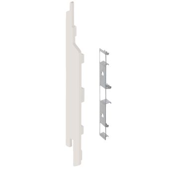 Eindkap+connector  links voor 2814 (5st) - Snowwhite pure mat
