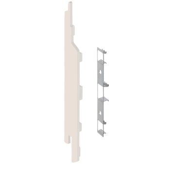 Eindkap+connector  links voor 2814 (5st) - Sandcream pure mat