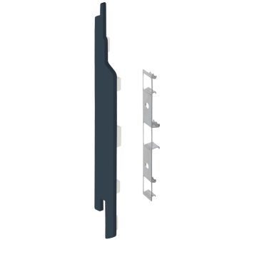 Eindkap+connector  links voor 2814 (5st) - Skyblue pure mat