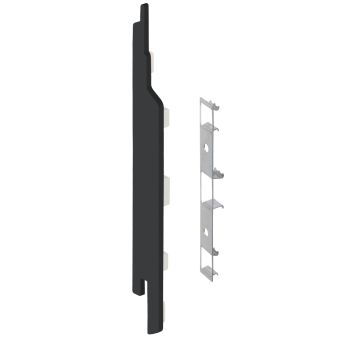 Eindkap+connector  links voor 2814 (5st) - Nightblack pure mat