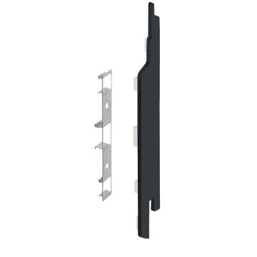 Eindkap+connector rechts voor 2814 (5st) - Zwartgrijs classic nerf