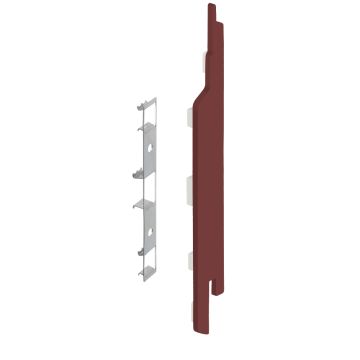 Eindkap+connector rechts voor 2814 (5st) - Wijnrood classic nerf