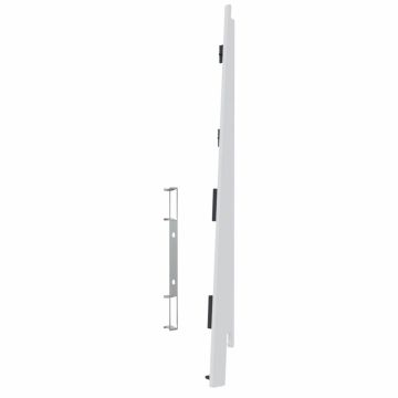 Eindkap+connector rechts voor 2817 (5st) - Snowwhite pure mat