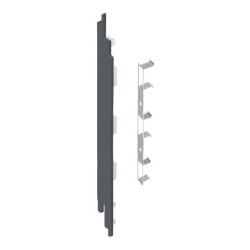Eindkap+connector  links voor 2819 (5st) - Basaltgrijs classic nerf