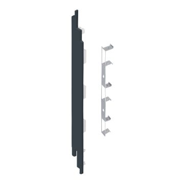 Eindkap+connector  links voor 2819 (5st) - Monumentenblauw classic nerf