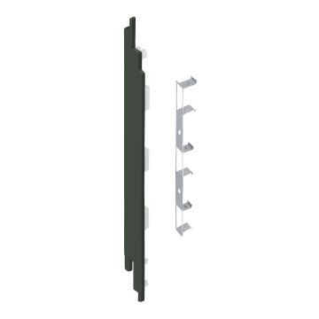 Eindkap+connector  links voor 2819 (5st) - Donkergroen classic nerf