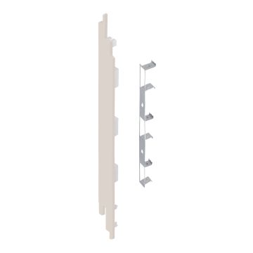 Eindkap+connector  links voor 2819 (5st) - Creme classic nerf