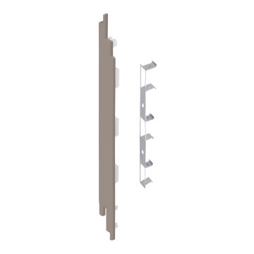 Eindkap+connector  links voor 2819 (5st) - Vergrijd ceder classic nerf