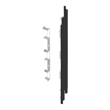 Eindkap+connector rechts voor 2819 (5st) - Zwart classic nerf