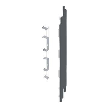 Eindkap+connector rechts voor 2819 (5st) - Basaltgrijs classic nerf