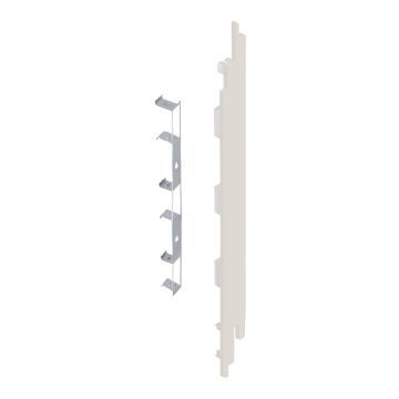 Eindkap+connector rechts voor 2819 (5st) - Snowwhite pure mat