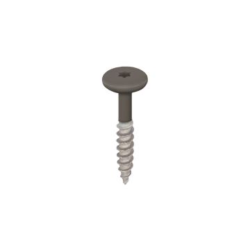Torx schroef 32mm rvs V2A 100st - Kwartsgrijs