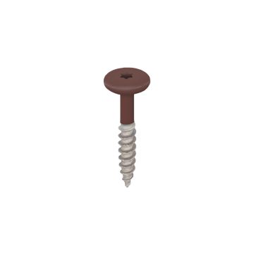 Torx schroef 32mm rvs V2A 100st - Mahonie