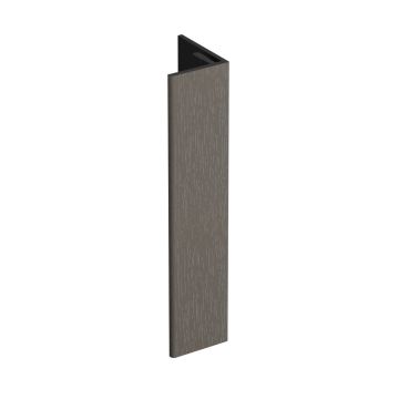 Verlengd eindprofiel 17x44mm Keralit - Bruingrijs classic nerf