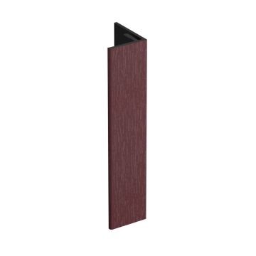 Verlengd eindprofiel 17x44mm Keralit - Wijnrood classic nerf