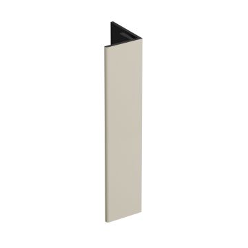 Verlengd eindprofiel 17x44mm Keralit - Creme classic nerf