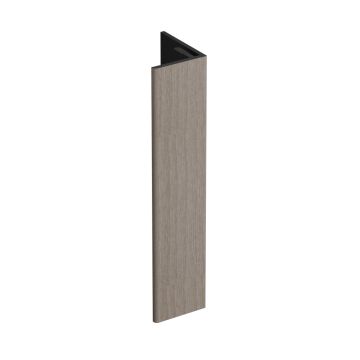 Verlengd eindprofiel 17x44mm Keralit - Vergrijd ceder classic nerf