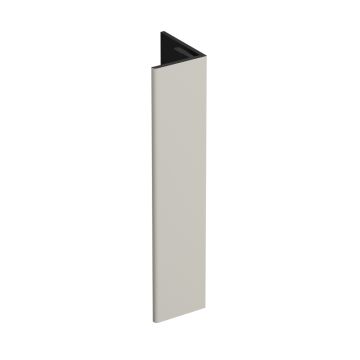 Verlengd eindprofiel 17x44mm Keralit - Sandcream pure mat