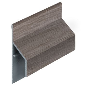 Trim/kraal aansluitprofiel 17mm Keralit - Taupe eiken