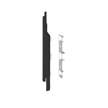 Eindkap+connector  links voor 2814 (5st) - Zwart eiken