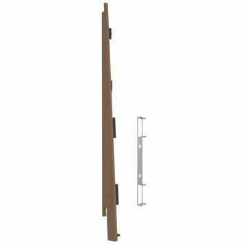 Eindkap+connector links voor 2817 (5st) - Natuur eiken