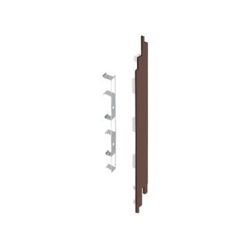 Eindkap+connector rechts voor 2819 (5st) - Bruin eiken