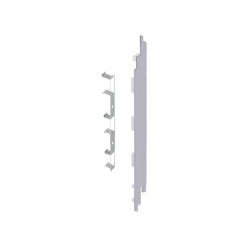 Eindkap+connector rechts voor 2819 (5st) - Wit eiken