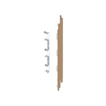 Eindkap+connector rechts voor 2819 (5st) - Natuur eiken