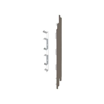 Eindkap+connector rechts voor 2819 (5st) - Taupe eiken