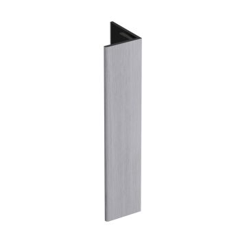 Verlengd eindprofiel 17x44mm Keralit - Wit eiken
