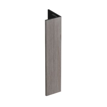 Verlengd eindprofiel 17x44mm Keralit - Taupe eiken