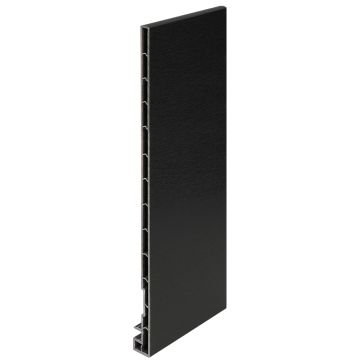 Keralit dakrandpaneel 300mm - Grafietzwart classic nerf