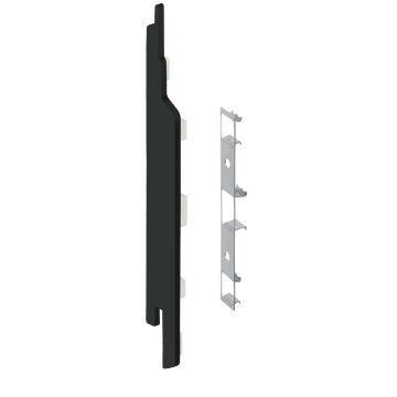 Eindkap+connector  links voor 2814 (5st) - Grafietzwart classic nerf
