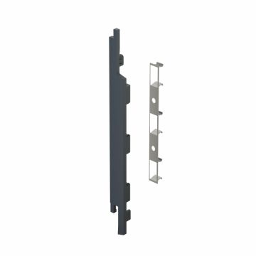 Eindkap+connector links voor 2815 (5st) - Monumentenblauw classic nerf