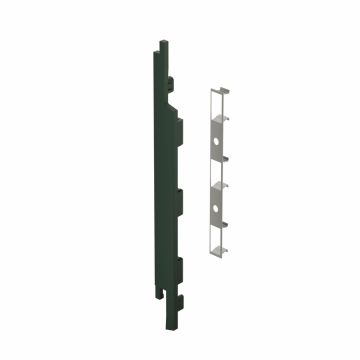 Eindkap+connector links voor 2815 (5st) - Donkergroen classic nerf