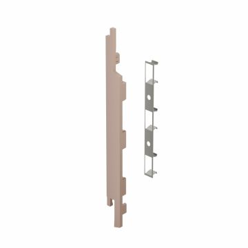 Eindkap+connector links voor 2815 (5st) - Vergrijd ceder classic nerf