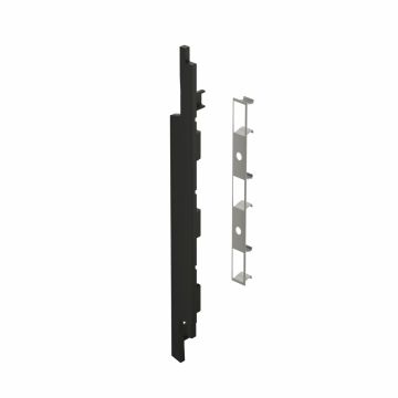 Eindkap+connector rechts voor 2815 (5st) - Grafietzwart classic nerf
