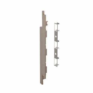 Eindkap+connector rechts voor 2815 (5st) - Taupe eiken