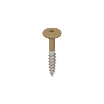 Torx schroef 32mm rvs V2A 100st - Licht eiken