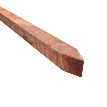 Hardhouten paal Azobé gepunt 40x40x1000mm