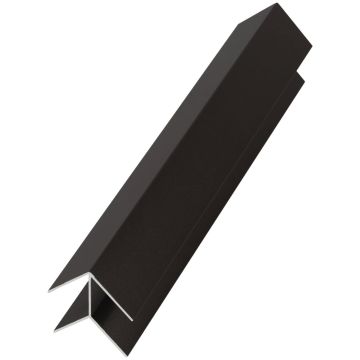 Hoekprofiel Aluminium Zwart 2900mm