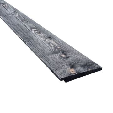 Douglas/Lariks Zweeds rabat zwart 10/24x195x5000mm